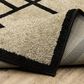 ROW by Oriental Weavers Quinn Geometric Beige and Black 7"10" x 10" Area Rug, , large