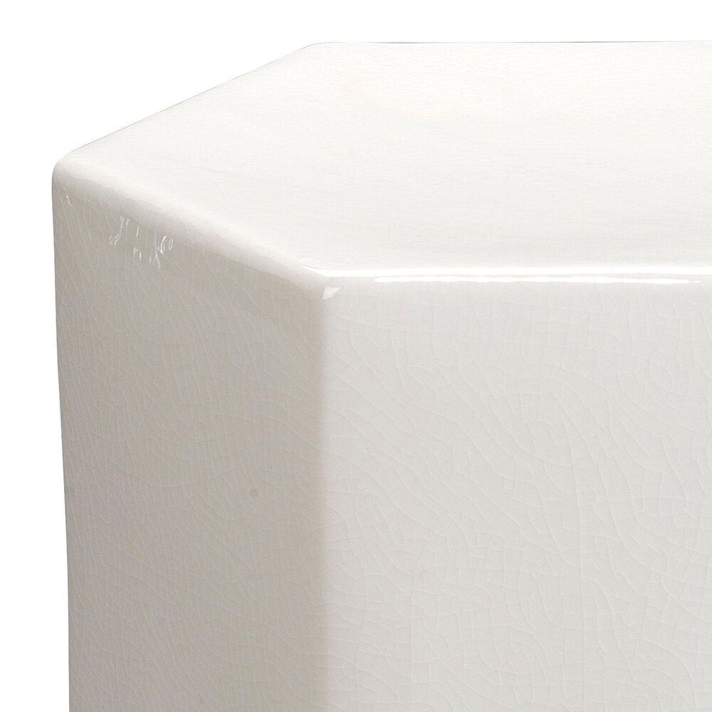 Splendor Living Kingsley Small Side Table in White, , large