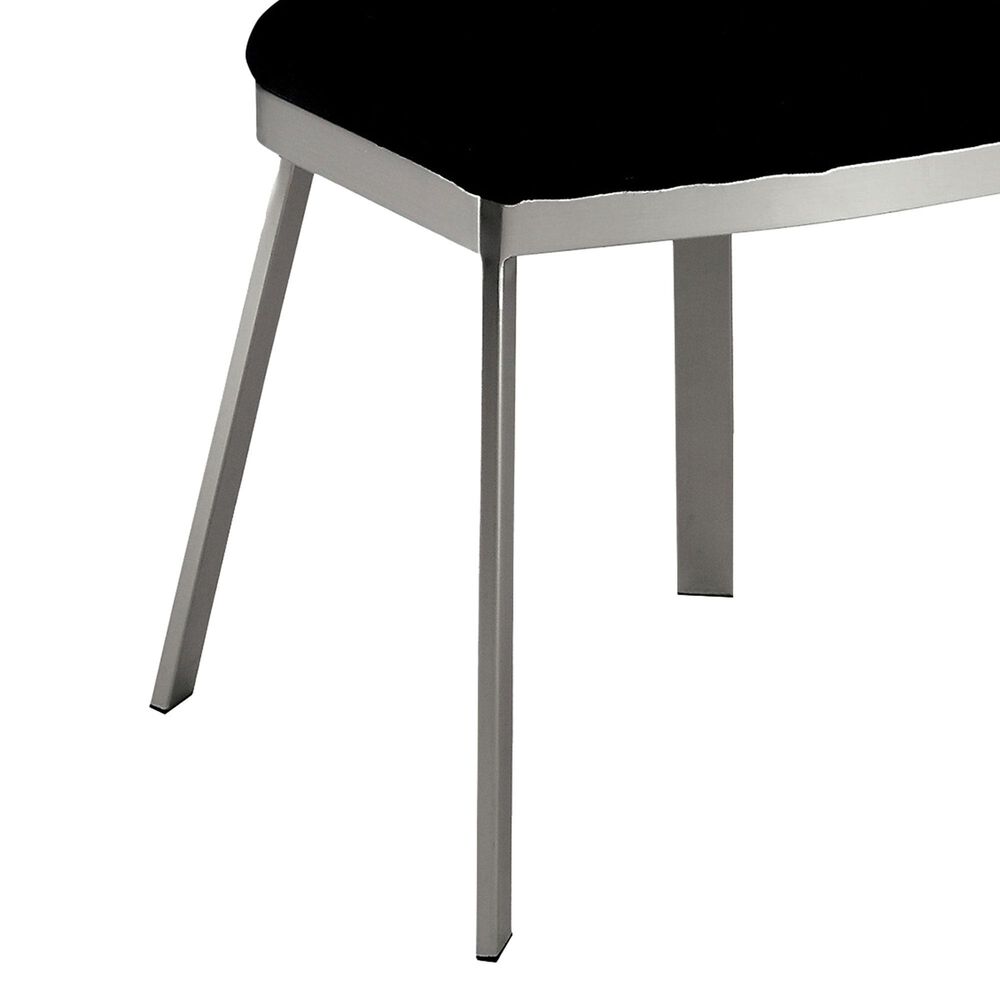 Furniture of America Russell Dining Chair in Silver &#40;Set of 2&#41;, , large