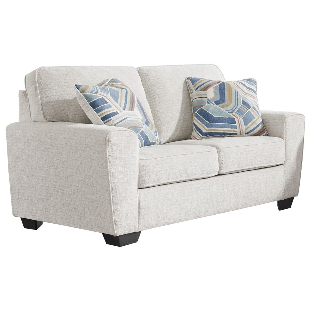 Ashley Cashton Stationary Loveseat in Snow, , large
