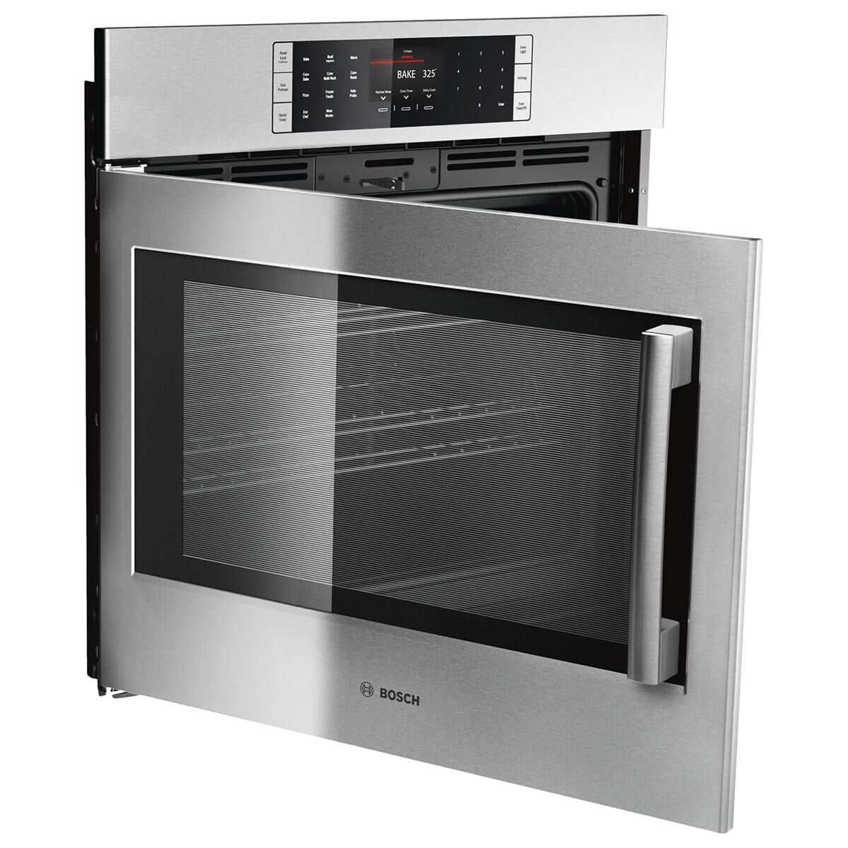 side hinged wall oven