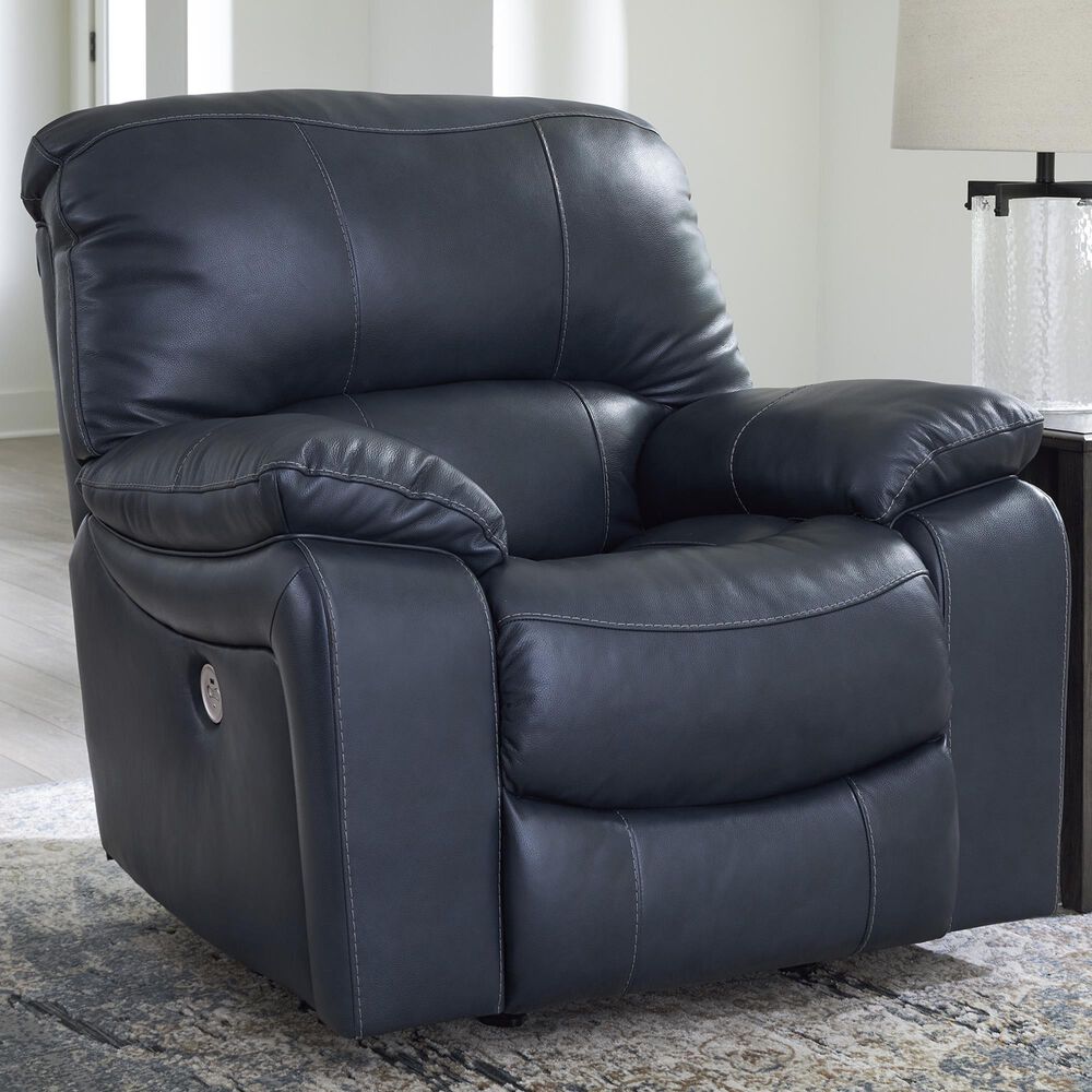Ashley Leesworth Power Recliner in Ocean, , large