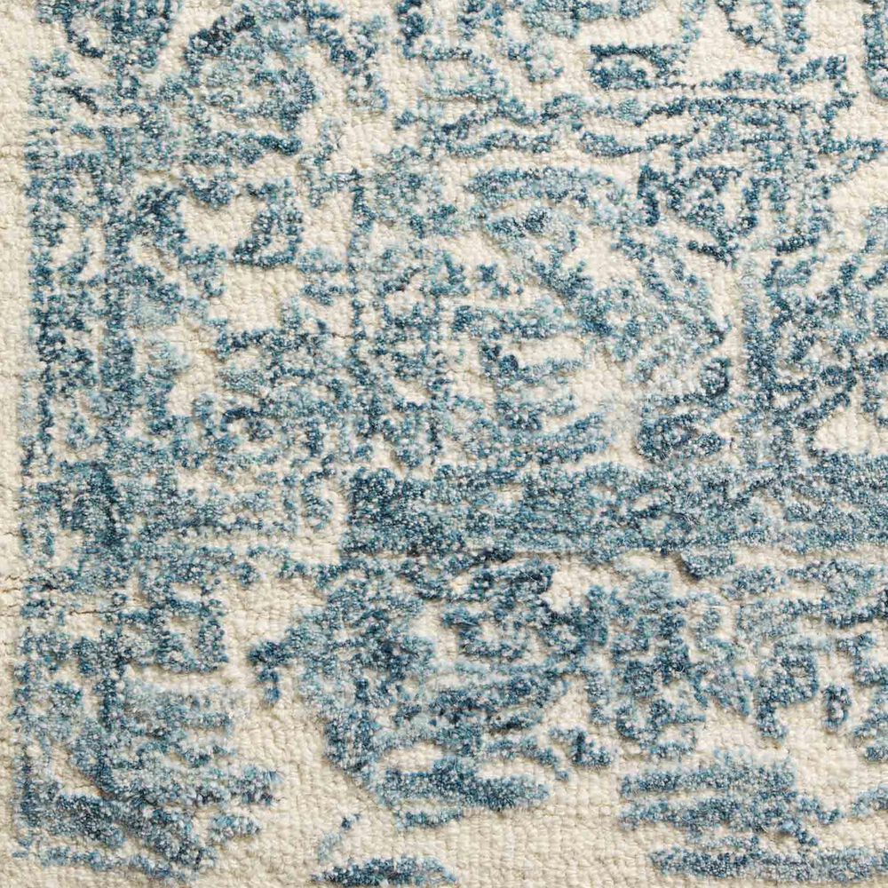 Magnolia Home Annie ANN-02 8&#39;6&quot; x 12&#39; White and Blue Area Rug, , large
