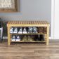 Timberlake Lavish Home Bamboo Rack Storage Organizer in Bamboo, , large