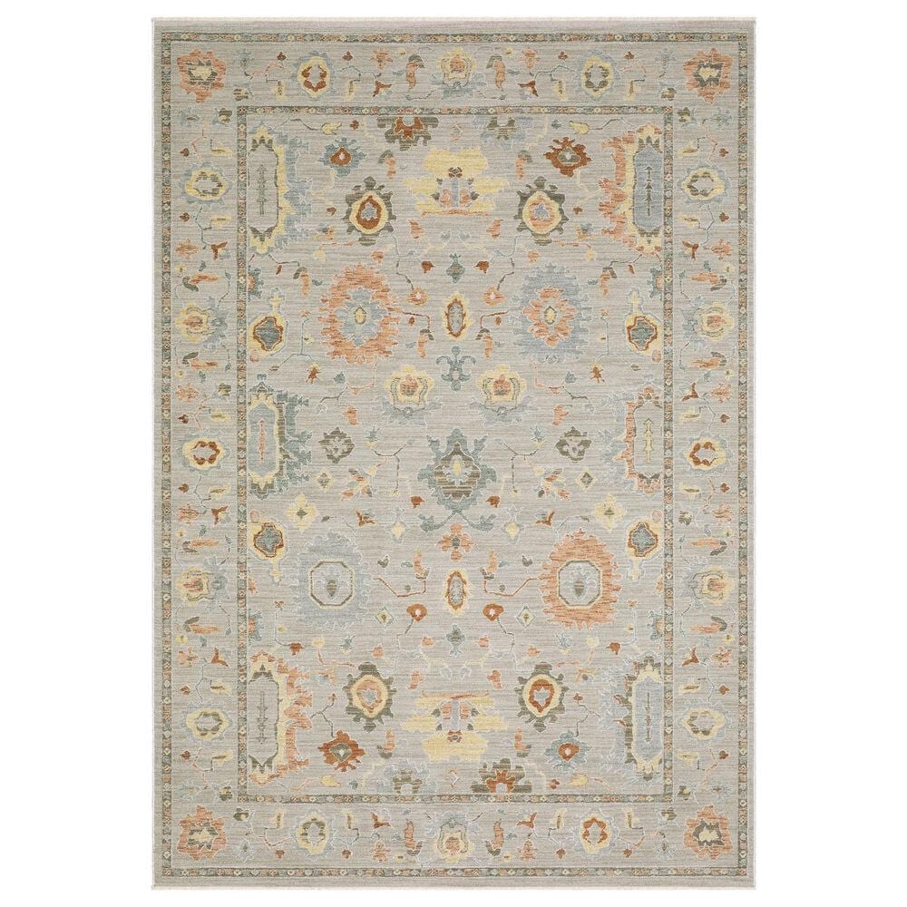 Oriental Weavers Keaton Grey and Multicolor 6"7" x 9"6" Area Rug, , large