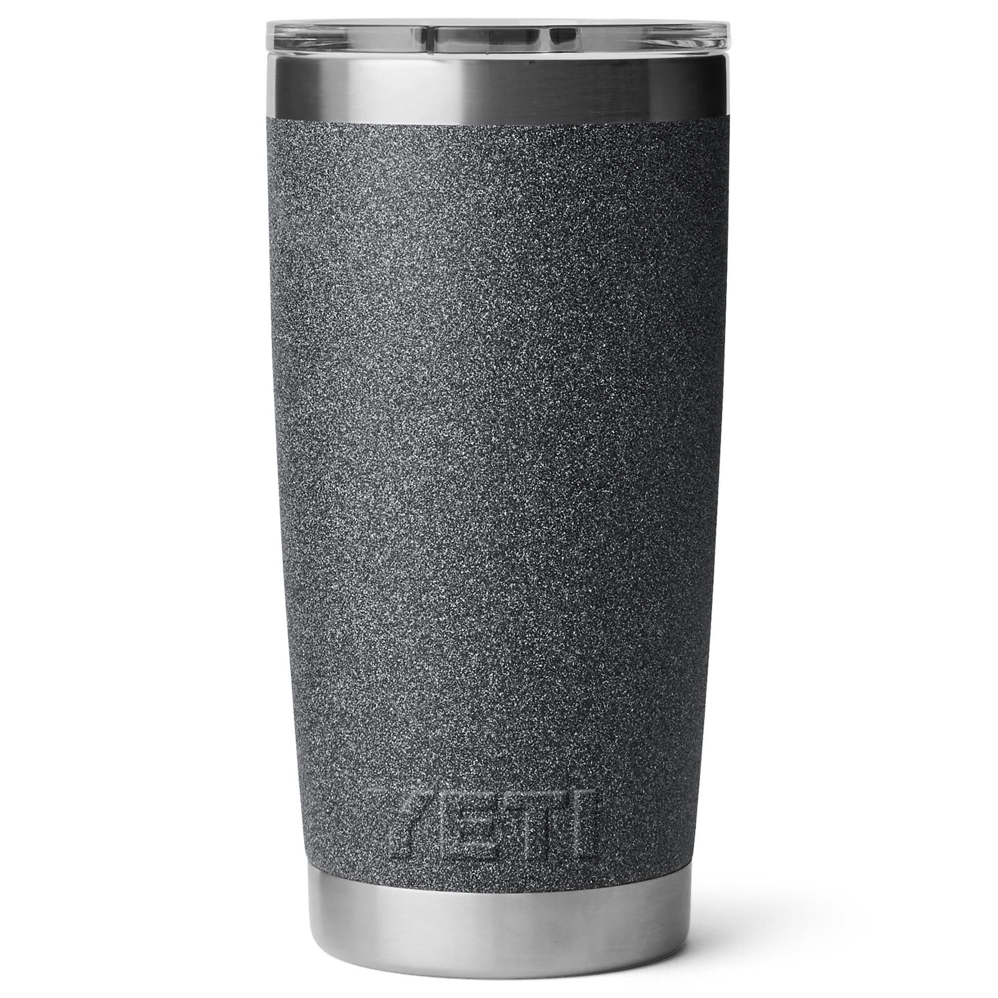 YETI Rambler 20 Oz Tumbler with MagSlider Lid in Black Stone