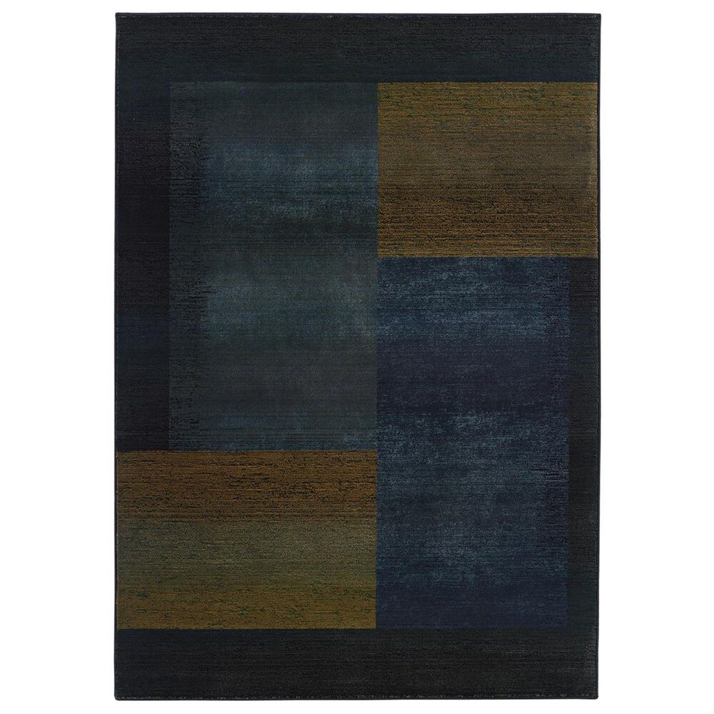 Oriental Weavers Kharma Ii 1092L 9"9" x 12"2" Blue Area Rug, , large