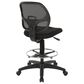 OSP Home DC Series Deluxe Mesh Back Drafting Chair in Black, , large