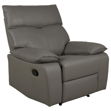 Mayberry Hill Wildcat Manual Recliner in Aviarah Grey, , large
