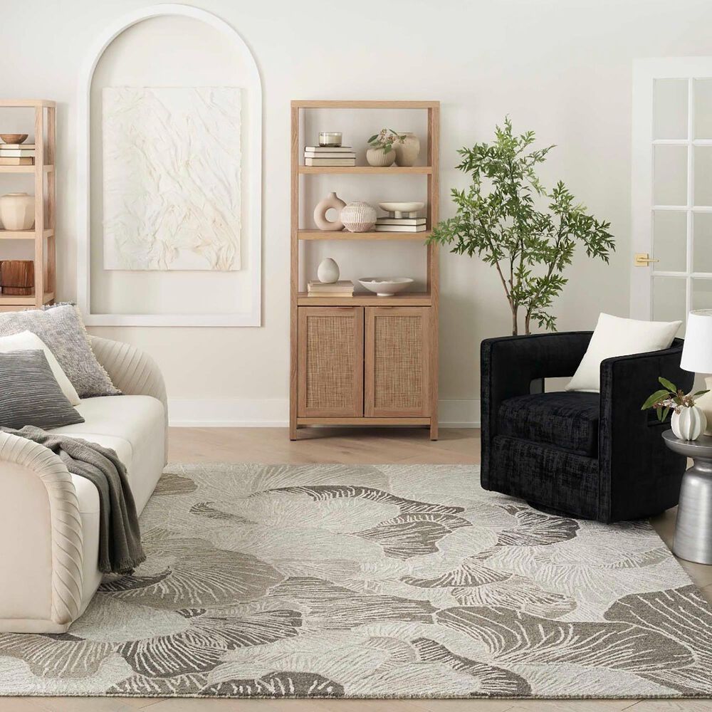 Nourison Avra 7&#39;9&quot; x 9&#39;9&quot; Grey Area Rug, , large