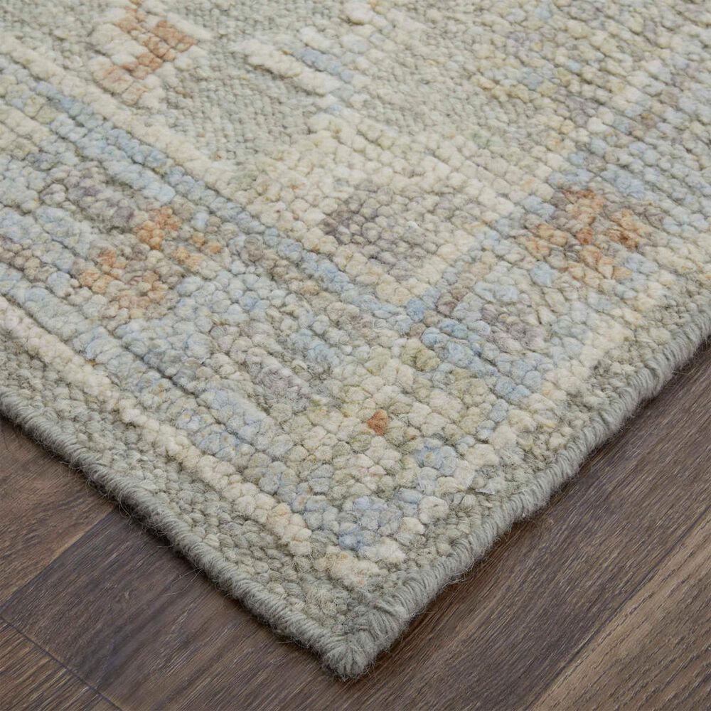 Feizy Grafton 5&#39;6&quot; x 8&#39;6&quot; Gray and Green Area Rug, , large