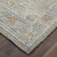 Feizy Grafton 5"6" x 8"6" Gray and Green Area Rug, , large