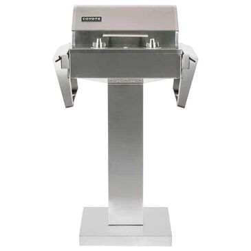 Coyote Outdoor Electric Grill with Pedestal Stand in Stainless Steel, , large