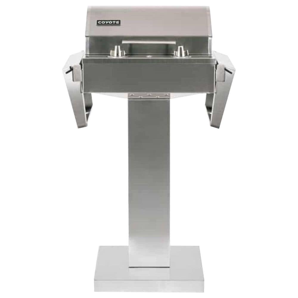 Coyote Outdoor Electric Grill with Pedestal Stand in Stainless Steel, , large