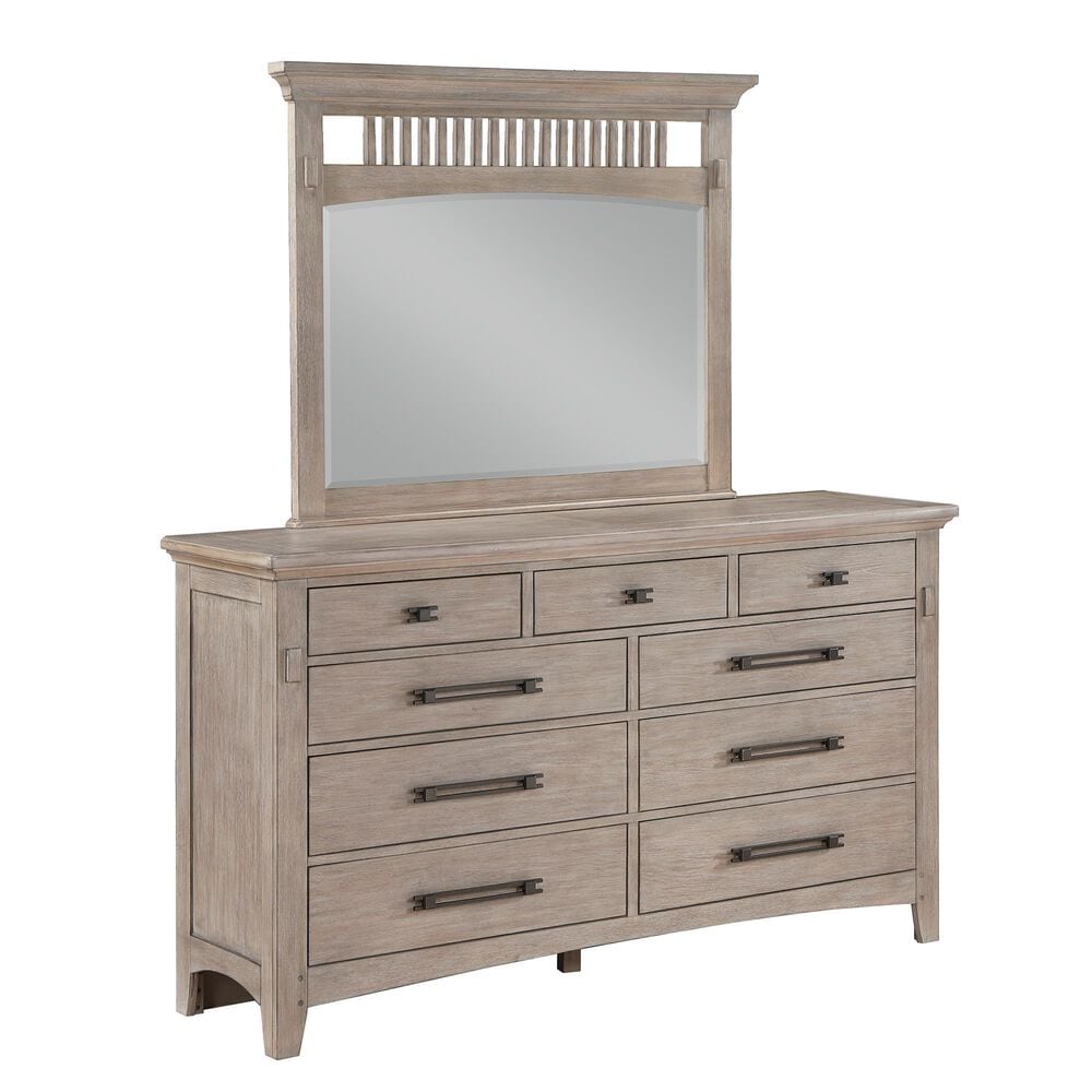 Davis International Captain&#39;s 9-Drawer Dresser Only in Light Oak, , large
