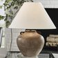 Ashley Ferrilby Poly Table Lamp in Antique Beige, , large