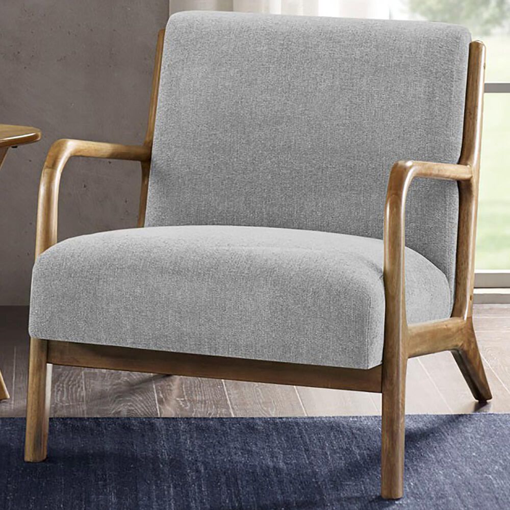 Hampton Park Novak Lounge Chair in Grey and Elm, , large