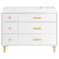 Babyletto Lolly 6 Drawer Double Dresser in White and Natural, , large
