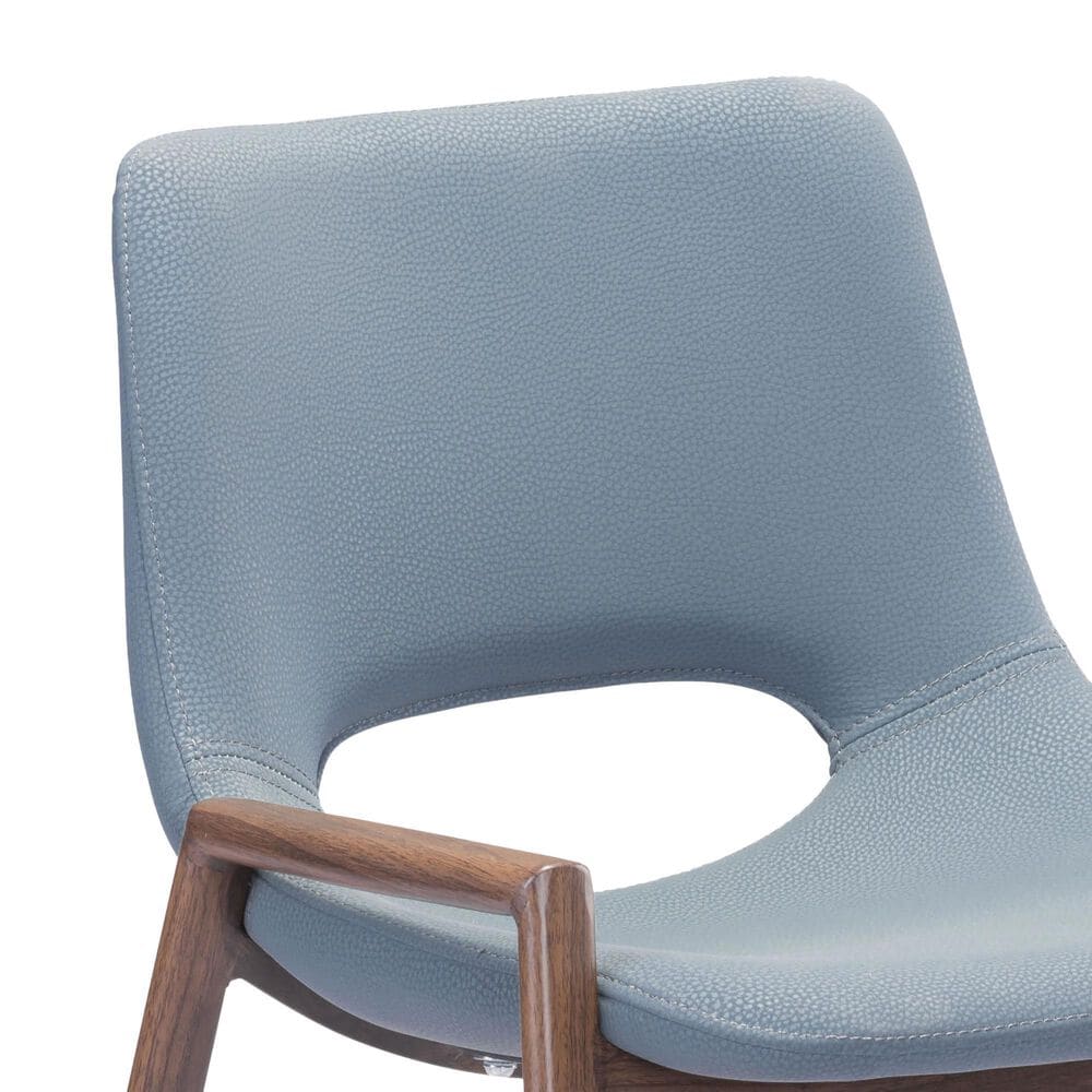 Zuo Modern Desi Bar Chair in Gray and Dark Brown &#40;Set of 2&#41;, , large