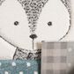 Safavieh Carousel 8" x 10" Grey and Ivory Kids Area Rug, , large