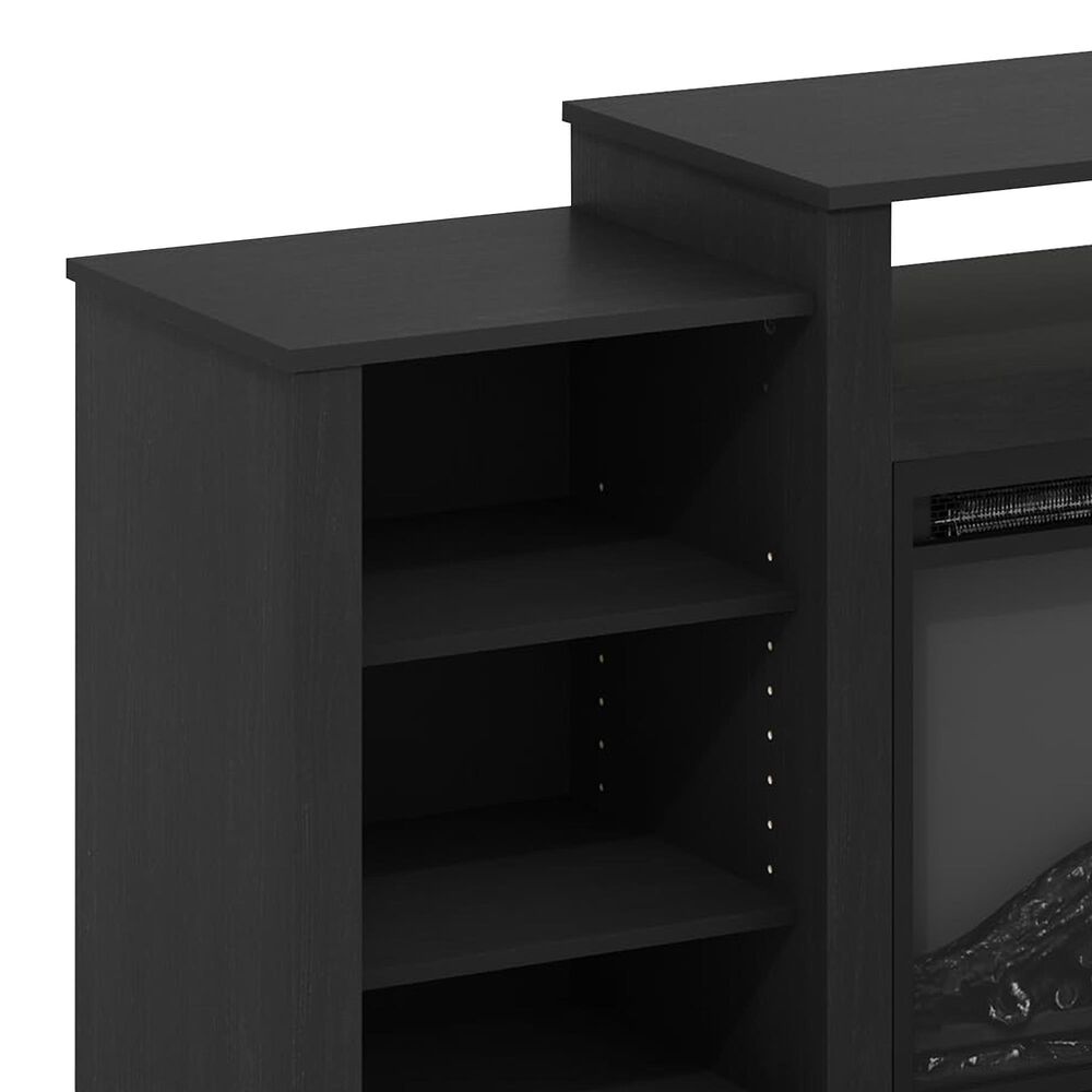 HOMLUX 53" TV Stand with Electric Fireplace in Americano, , large