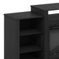HOMLUX 53" TV Stand with Electric Fireplace in Americano, , large