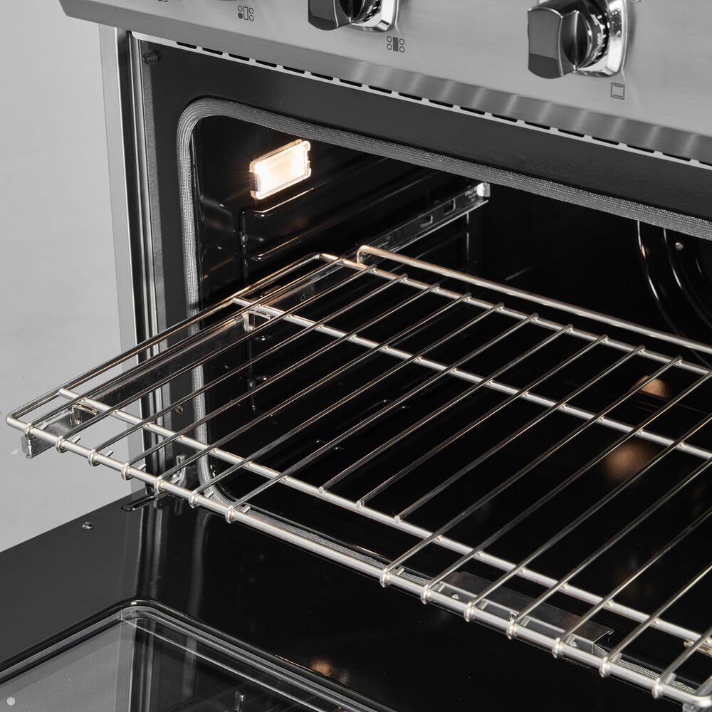 Viking Range 5 Series 48" Dual Fuel Range with Brushed Brass Trim in Stainless Steel, , large