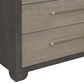 Nicolette Home Anderson Park Dark 5-Drawer Chest in Moose Trail and Frontier Brown, , large