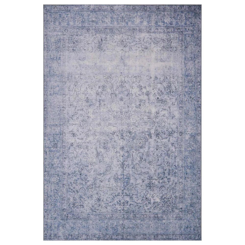 Loloi Loren LQ-09 7"6" x 9"6" Slate Area Rug, , large