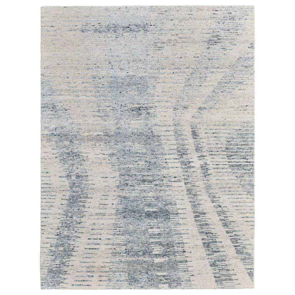 Feizy Brighton 2" x 3" Light Blue and Ivory Area Rug, , large