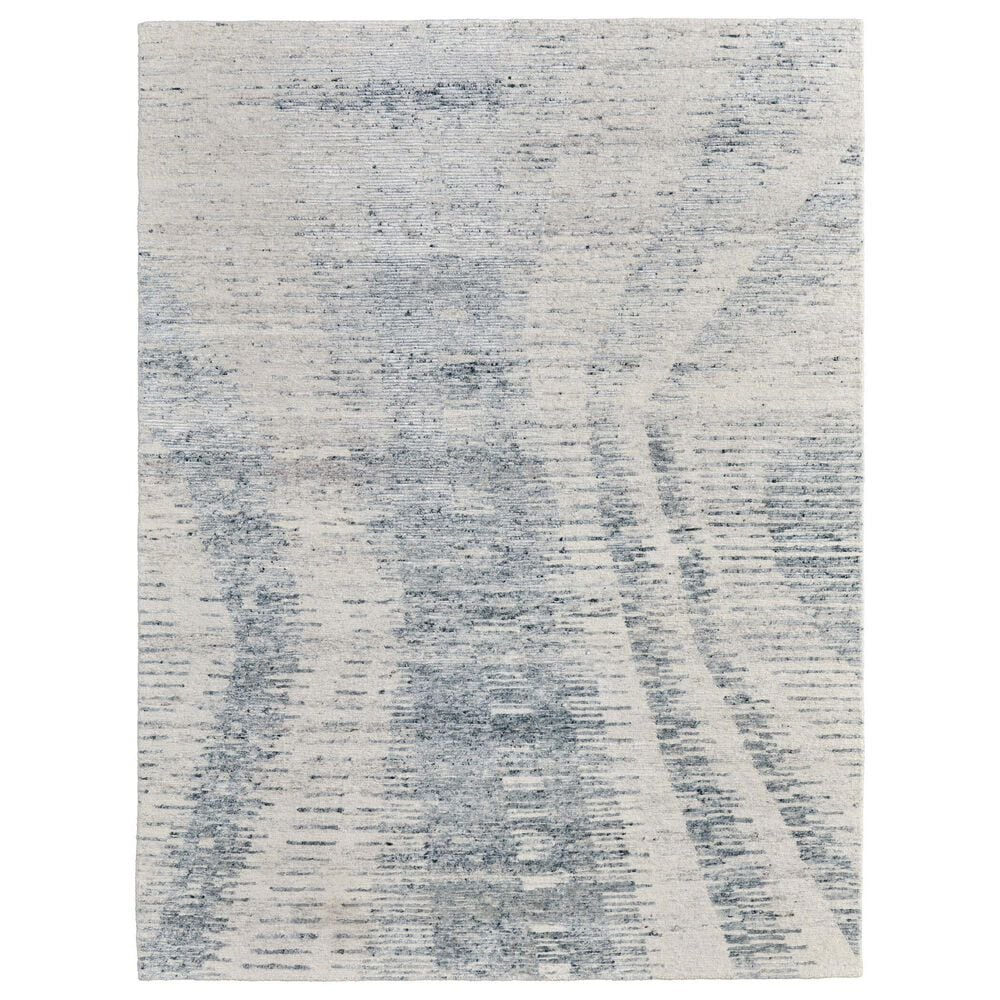 Feizy Brighton 2" x 3" Light Blue and Ivory Area Rug, , large