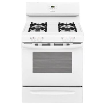 Frigidaire 30" Freestanding Manual-Clean Gas Range in White, , large