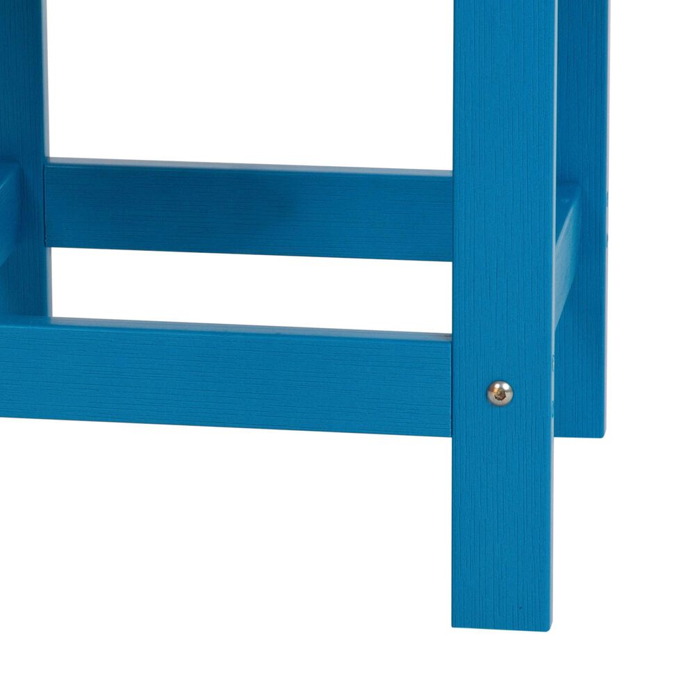 Flash Furniture Charlestown 3-Piece Adirondack Set in Blue, , large