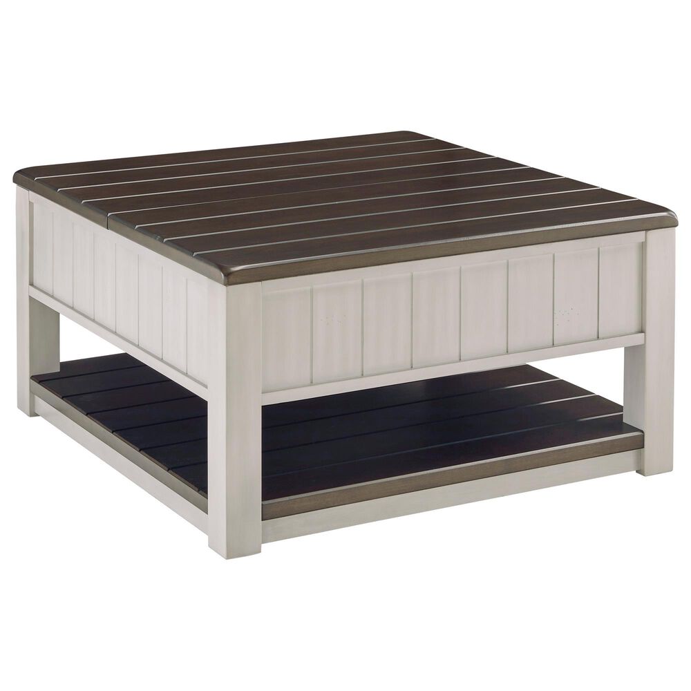 Ashley Darborn 3-Piece Occasional Table Set in Light Gray and Brown Cherry, , large