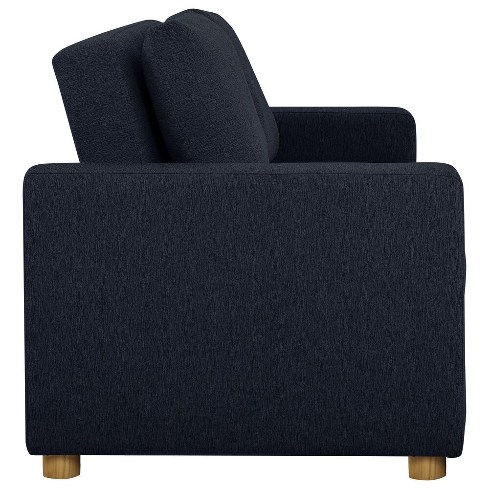 Lifestyle Solutions Tyler Convertible Sofa in Navy Blue, , large