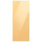 Samsung Bespoke 3-Door French Door Refrigerator Top Panel in Sunrise Yellow Glass, , large