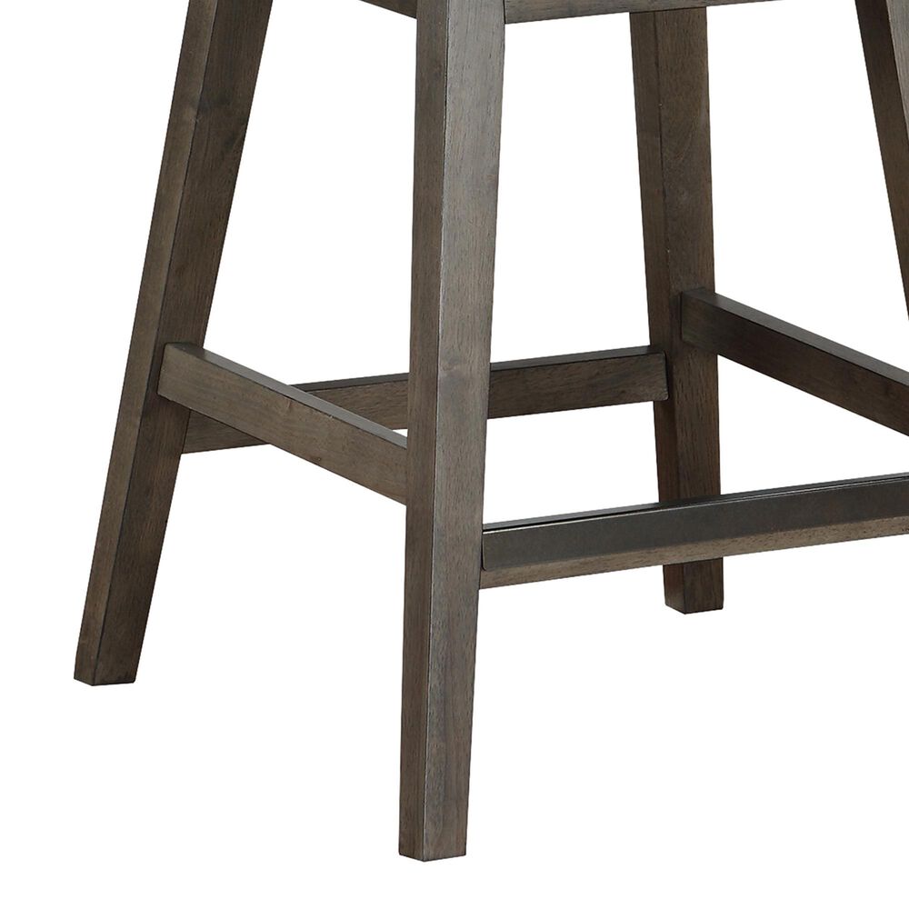 Valor Living Granville Swivel Counter Stool with Wheat Upholstered in Grey, , large