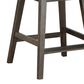 Valor Living Granville Swivel Counter Stool with Wheat Upholstered in Grey, , large