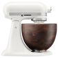 KitchenAid 5-Quart Tilt-Head Stand Mixer with Walnut Wood Bowl in Porcelain White, , large