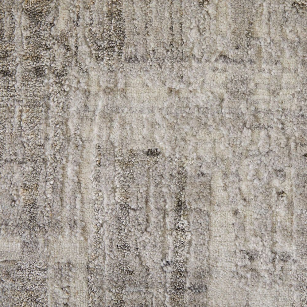 Feizy Eastfield 69AKF 8&#39; Round Gray and Beige Area Rug, , large