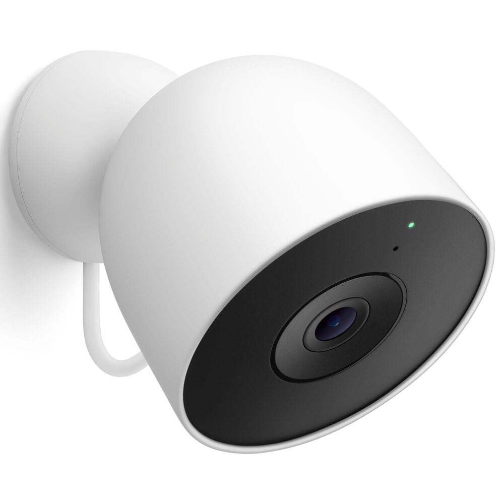 Google Nest Outdoor Smart Security Camera in Snow (2rd Gen), , large