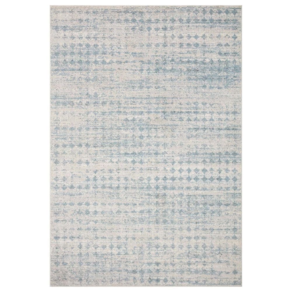 Loloi II Kamala 4" x 6" Sky and Dove Area Rug, , large
