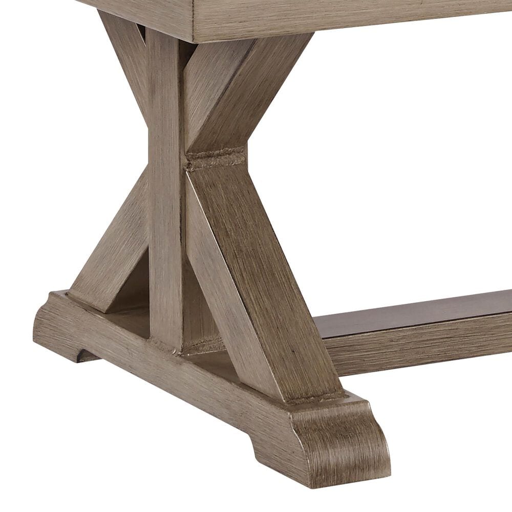 Ashley Beachcroft Patio Rectangular Cocktail Table in Beige, , large