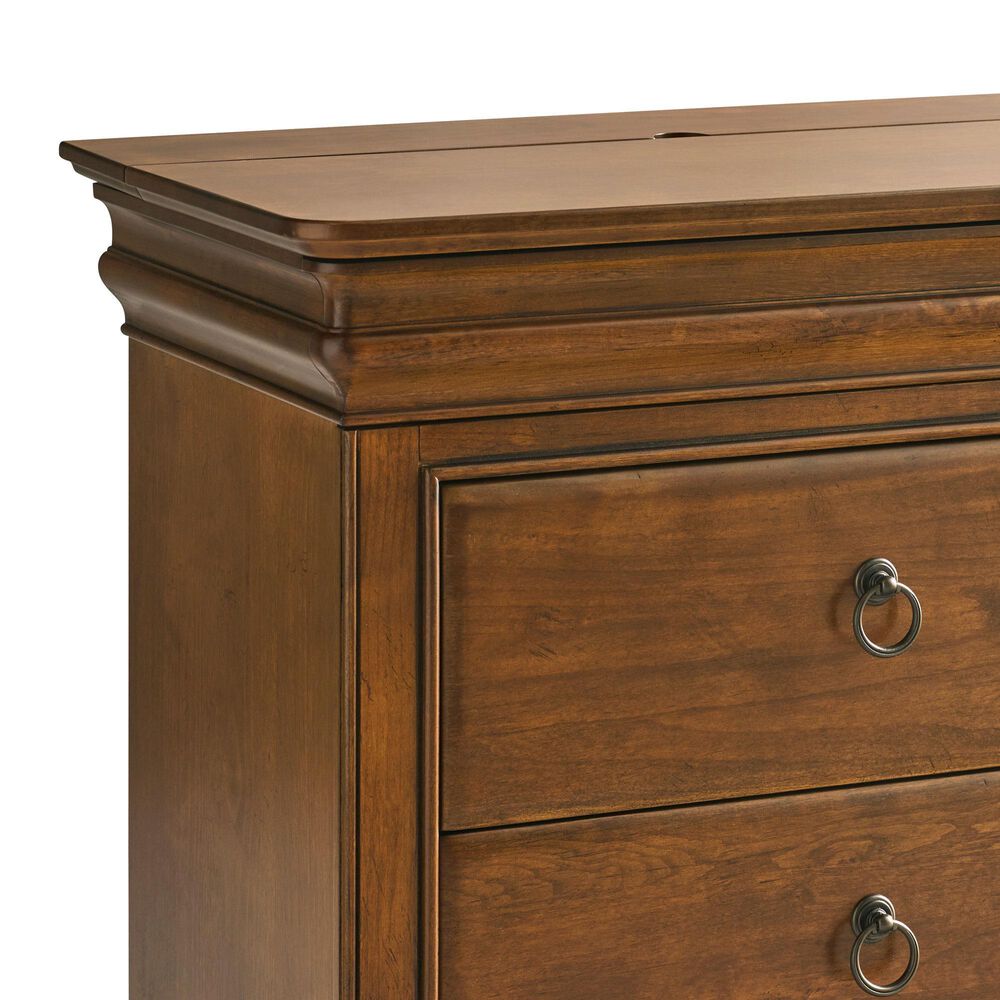 Universal Furniture New Lou 3-Drawer Nightstand in Cognac, , large