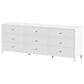 Butler Specialty Company Nora 9-Drawer Dresser in White, , large