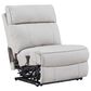 Ashley Social Pointe 7-Piece Power Symmetrical Reclining Sectional in Pearl and Ash, , large