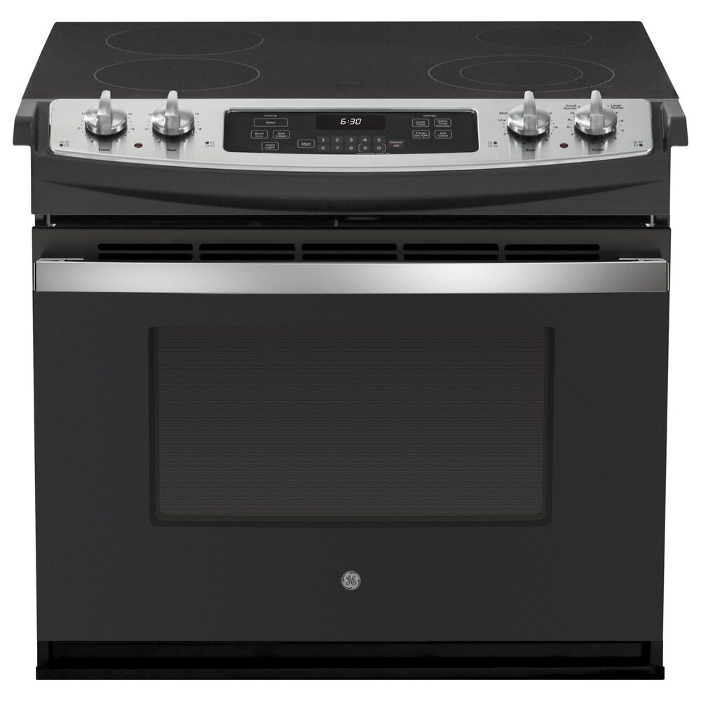 GE Appliances 30" Drop-In Electric Range with Self-Cleaning Oven in Stainless Steel, , large