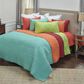 Rizzy Home Moroccan Fling 90" x 92" Quilt in Orange, , large