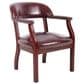Regal Co. Captain"s Chair in Burgundy, , large