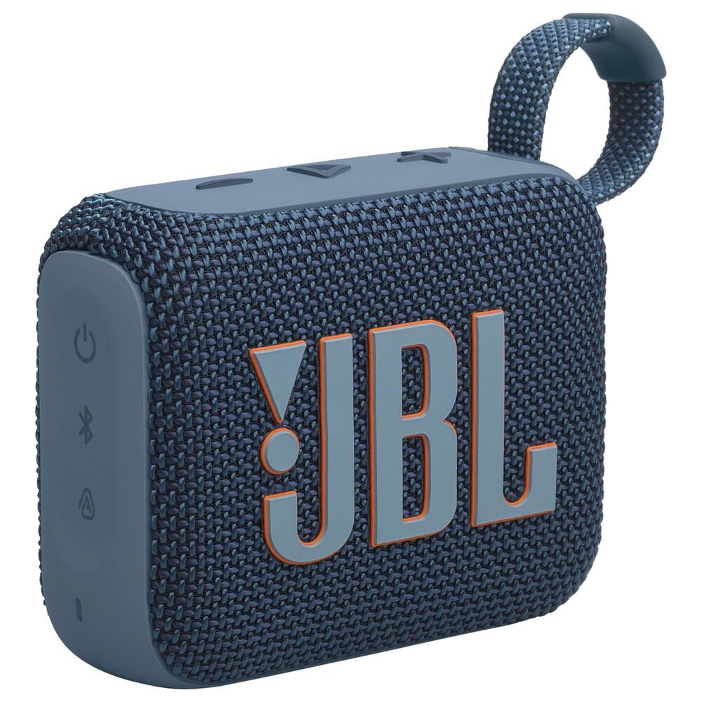 JBL Go 4 Portable Waterproof Bluetooth Speaker in Blue, , large